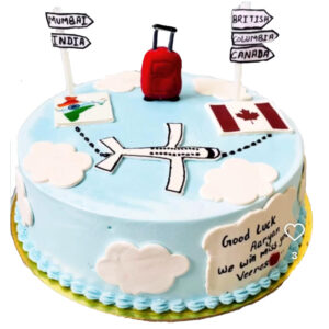 Travel Theme Cake